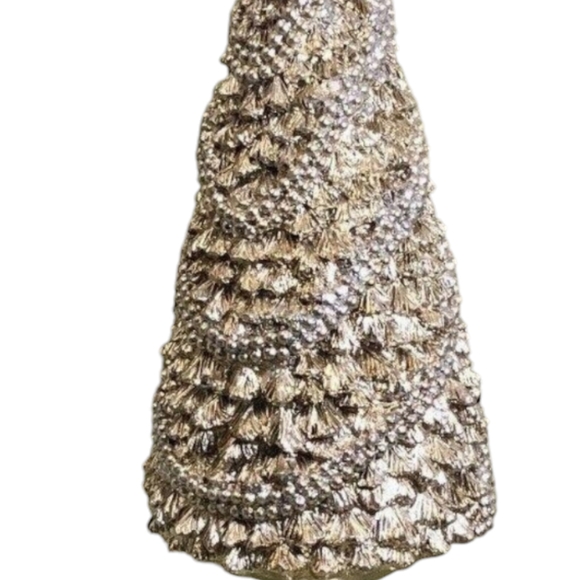 Vintage "Seasons of Glory" 14" Jewel Glimmer Christmas Tree by Cracker Barrel - Picture 6 of 7